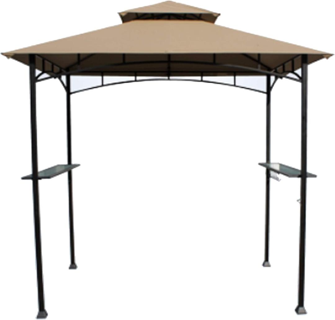 Garden Winds Replacement Canopy Top Cover for The Aldi Gardenline Belavi Shoprite Grill Gazebo - Standard 350 (Will not fit Any Other Model) - Top Tier 34" x 21", Bottom Tier 96" x 60"