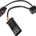 Z-LKR-OEM Locker Sensor Bypass Harness Fit for 2018-2023 Jeep Wrangler JL JLU Gladiator JT Rubicon, Axle Locker Sensor Bypass Wire Harness, Diff Locker Sensor Plug Connector Replacement