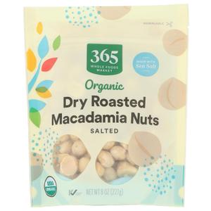 365 by Whole Foods Market, Organic Macadamia Nuts, 8 Ounce (EXP 10/29/26)
