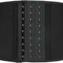 Atbuty Super Short Torso Waist Trainers Cincher Corset Tummy Shaper Slimming Latex Girdle 3XS