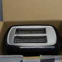 Toastmaster 2-Slice Cool Touch Toaster, black with stainless accent