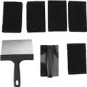 PerGar Griddle Cleaning Kit, Heavy Duty Grill Cleaner Kit Griddle with Stainless Steel Scraper and Sponge Blocks, BBQ Grill Cleaner Set for Grill Cleaning, Gas Grills, Outdoor Grill, Oven