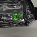 Clear Fanny Pack Stadium Approved - Packism Clear Belt Bag for Women Men Transparent Waist Bag with Adjustable Strap for Concerts, Sporting Events - Black, Pack of 5