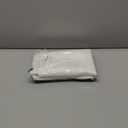 Throw Pillow Covers Set of 2 20x20 Inch Linen Check Decorative Pillow Covers, Neutral White Soft Vintage Pillowcases for Couch Sofa Bed Living Room, Farmhouse Home Boho Decor