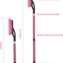 HEEYA 42.2 Inch Ice Scraper and Brush for Car, Snow Brush and Ice Scraper for Windshield Window, Car Snow Scraper with Foam Grip for SUV Truck Jeep Vehicle - Pink