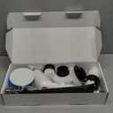 Electric Spin Scrubber, Cordless Shower Scrubber with 8 Scrub Brush, 2 Speed with Adjustable Extension Handle, Battery Level Display, Power Scrubber for Bathroom Bathtub Tile Floor (Black)