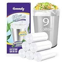 1.2 Gallon 120 pcs(1-1.2 Gal) Small Clear Trash Bags, Strong 1 Gallon 1.2 Gallon 1.3 Gallon Garbage Bags, Bathroom Trash Can Bin Liners, Mini Bags Waste Basket Liner, Fit 5 Liter, 1-1.2 Gal (1.2C120)