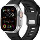 Odbeai Sport Band Compatible with Apple Watch Ultra 2 3/Ultra Band,Compatible with Apple Watch Bands for Men 49mm 46mm 45mm 44mm 42mm,Waterproof Silicone Strap for iWatch Bands All Series SE 11 10 9-1