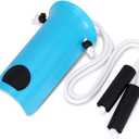 CAidRE Sock Aid - Wide 3.93" Sock Aid with Foam Handles, Sock Aide Device for Elderly, Sock Helper Easy On Easy Off for Regular Socks, Blue