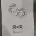 52LBS Single Adjustable Dumbbells Set Premium Rubber Coated Dumbbell Set with Secure Locking Mechanism for Safe & Customizable Strength Training