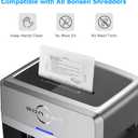 BONSEN Paper Shredder Sharpening & Lubricant Sheets-Pack of 50