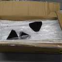 bukfen Over the Door Pantry Organizer, 6-Tier Adjustable Basket Kitchen Pantry Door Organization and Storage, Heavy-Duty Metal Hanging Kitchen Spice Rack, D6.3 x W17.32 x H50.60 inch, White Marble Color