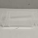 4 Pcs Acrylic Risers Display Stands, 11.8" x 3.9" x 3.9" Clear Acrylic Cabinet Organizer Shelf Kitchen Spice Rack Countertop Display Rack for Dishes, Bottles, Perfumes, Ornaments (5mm Thick)