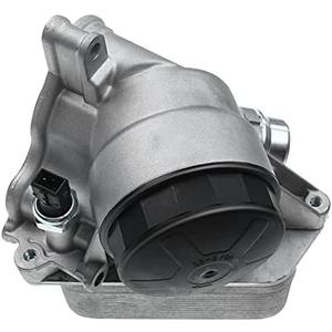A-Premium Oil Filter Housing Cap Assembly Compatible with BMW 328i 2011-2015, 328i xDrive 2011/2013, 528i 2010-2011, 528i xDrive 2010, X1 2013-2015, X3 2009-2015, 2.0L 2.5L 3.0L, Replace# 11428642289