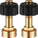 2 Pcs M22-14mm x 3/4" FGH Female Garden Hose Adaptor Water Hose Connector for Pressure Washer Gun