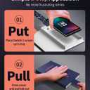 Ambison for Nintendo Switch 2 Screen Protector 2025 [0 Bubbles] Auto Alignment Kit Switch2 Screen Protector Tempered Glass [5X Stronger Durable] Full Coverage Nintendo Switch 2 Accessories, 2 Pack