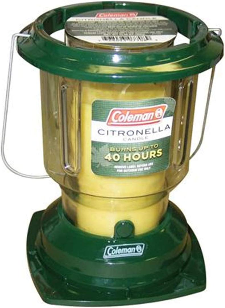 Coleman 70+ Hour Citronella Candle Outdoor Lantern - 6.7 oz (Green)