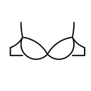 Dvpol 40c Push up Bras for Women Longline  (Black, M)
