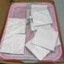 CUHIOY Dog Potty Tray Toilet 20"x14", Indoor Pee Pad Holder, Pink