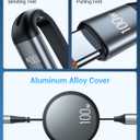 CAFELE 100W Multi Charging Cable, 6-in-1 Retractable USB C/A Cable, 5A Fast Charger Cord for Multiple Devices with Type C/L/Micro Ports for Phone 17 16 15 14 Pro Max, S24/S23, MBook, Pad (4.3ft)