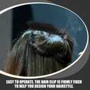 NOLITOY 6 Pcs Grip Clips for Hair Sectioning, Non-Slip Sectioning Hair Holders, Quick and Efficient for Coloring, Cutting, Styling - Hairdressing DIY Accessories