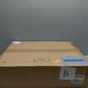 Acrylic Podium Stand with Storage Shelf, 45.5" Modern Clear Lectern with Reading Platform for Classroom, Weddings, Conference, Concert, Professional Presentation Podiums (White)