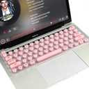 Keyboard Cover for Long Nails, Acrylic Gel Nails - Silicone Keyboard Protector Skin with Raised Keys for Typing and Gaming, Compatible with MacBook Pro/Air 13"/14"/15"/16" 2020-2025 (Pink)