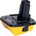 DCA1820 Adapter Compatible with 18V Battery Tools, Compatible with 20V Max Lithium Battery DCB203 DCB204 to 18V XRP NiCad NiMh Batteries DC9096
