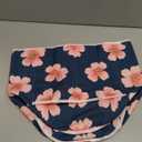 BLUE, WHITE, AND PINK FLOWER BAG WITH POCKETS