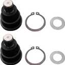 TRQ Front Lower Ball Joint Set Compatible with 2015-2018 Chevrolet City Express 2009-2014 Nissan Cube 2011-2014 Juke 2011-2017 LEAF 2013-2021 NV200 2007-2019 Sentra 2007-2012 Versa