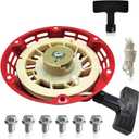 Recoil Starter with Start Rope Handle fit Honda GX120 GX160 GX200 Pull Starter Engine Lawn Mowers, Edge Cutter 4/5.5/6.5hp Motor Replace 28400-ZE1-003ZF 28400-ZH8-013YA