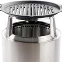 Solo Stove Bonfire Grill Top and Hub, Cast Iron Cooktop with Stainless steel Hub for 8 Elevation, Addition for Bonfire Fire Pit, Weight: 20 lbs, Diameter: 17.5"