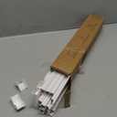 Delamu Cord Hider, 157in Wire Covers for Cords on Wall, Premium Cable Hider Cord Covers for Wires, Cable Management Wire Hiders for TV, Cable Raceway Kit, W0.95 H0.55in, White