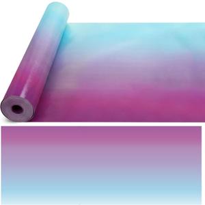 Breling Purple and Blue Non Woven Fabric Bulletin Board Rolls, 24inchx60ft, 24" x 3.9"