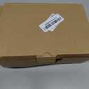 5 Pack Bamboo Bathroom Accessories Set with Tray - Plastic Soap Dispenser Clear Toothbrush Holder and 2 Qtip Holder Cotton Ball Container Jar