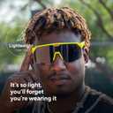 CHAMELO Shield Dual-Tint Sports Sunglasses