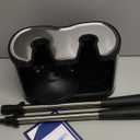 UMIEN Toilet Brush and Plunger Set 18-in - Updated 2025 No-Rust - Stainless Steel Design - Long Handles - with Freestanding Canister (Satin Nickel)