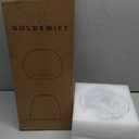 3 Pack Frosted Opal White Glass Globes for Light Fixtures Replacement, 5.9" Diameter, Soft White Round Glass Globe Lampshade Cover for Pendant Light Wall Sconce Chandelier, 1-5/8 Inch Fitter