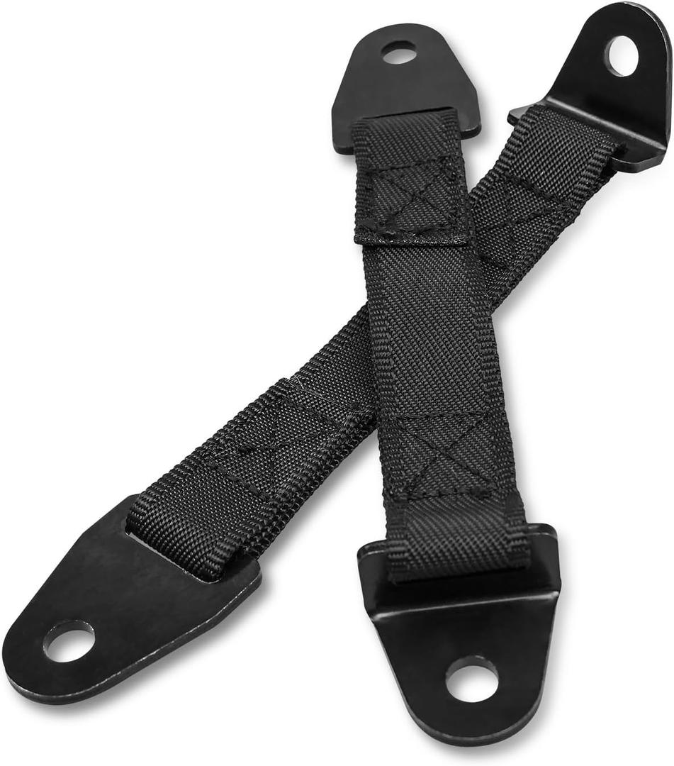 Door Limiter Straps Fits for Can Am Maverick X 2017 2018 2019 2020 2021 2022, 2 Pack Black Limit Straps