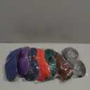 Bencailor 8 Pcs Sleep Eye Mask for Side Sleeper Men Women 3D Contoured Eyes Blackout Covers for Sleep with Adjustable Strap Block Out Light Night Blindfold Eye Shade for Travel(Medium, Fresh Colors)