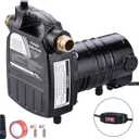 1/2HP 1450GPH 115-Volt Cast Iron Portable Electric Power Utility Transfer Water Pump with On/Off Switch, Suction Strainer, Kits Black