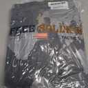 FREE SOLDIER Men's Waterproof Snow Insulated Pants Winter Skiing Snowboarding Pants with Zipper Pockets (Medium(34-36)/30L, Black)