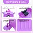 Portable Shampoo Basin for Kids, Baby, Children,Tear Free Hair Washing Basin Tray at Home (Purple)