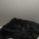 Fluffy Rug Shaggy Area Rug, Black 4x6 Area Rugs for Bedroom, Small Bedside Rug, Soft Fluffy Shaggy Entryway Throw Rugs for Living Room Bedroom Kids Room Home Decor