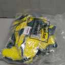 Tanlade 60 Pcs Individually Wrapped Sponges Kitchen Bulk Non Scratch Scouring Sponges for Dishes Household Cleaning Travel Apartments Hotel Car (Yellow Green)