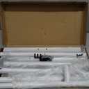 Buzowruil Metal Rolling Clothing Rack Adjustable Freestanding Garment Organizer with Wheels, Space-Saving Design for Home, Closet, Office, or Retail, White