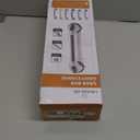 LEVERLOC 2 Pack Shower Grab Bars for Bathtubs and Showers, Easy to Install Suction Shower Handles for Bathroom Removable Handrails for Seniors Elderly Heavy Duty Safety Grip Waterproof Drill Free Gray (16.8 2 Set)