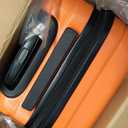 Amazon Basics 21" Hardside Carry-On Luggage with Spinner Wheels, Expandable for Up to 25% More Space, Scratch-Resistant Hardshell Suitcase, Telescoping Handle, Orange