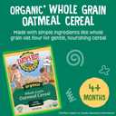 Earth's Best Organic Whole Grain Oatmeal Cereal 8 Oz (Pack of 6)