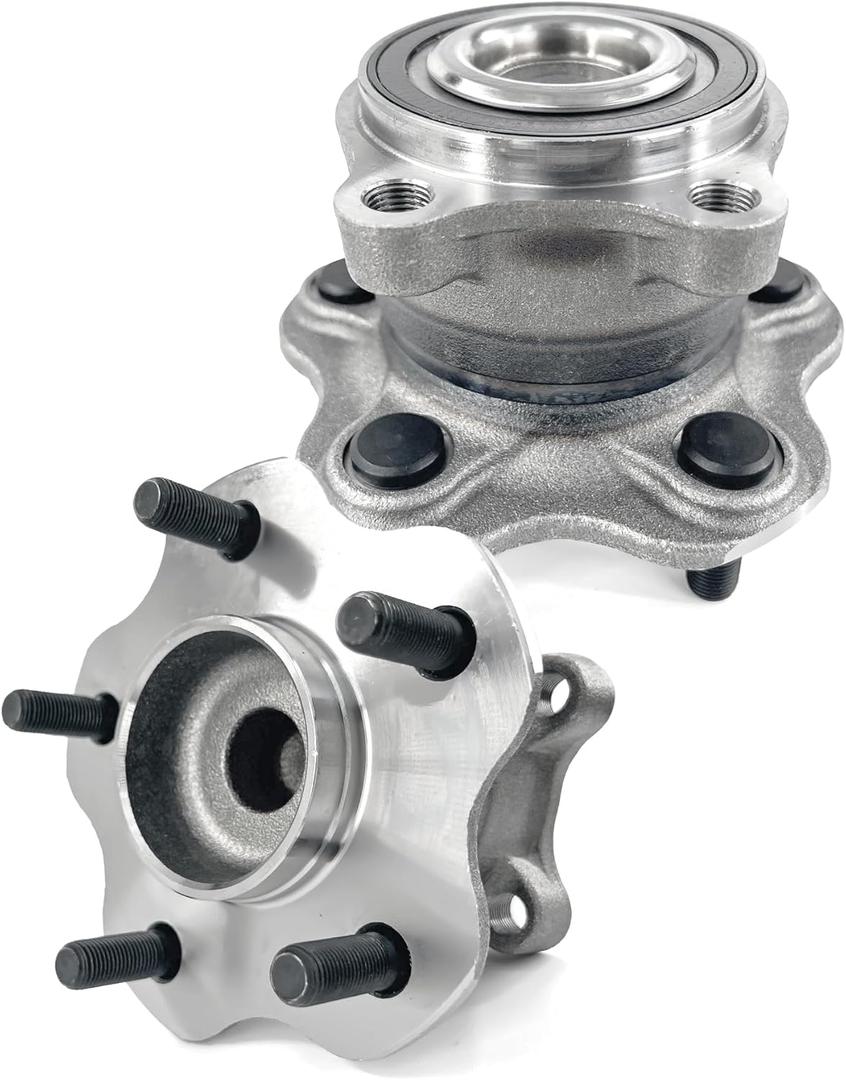 2 Pcs 512388 Rear Wheel Bearing Hub Assembly Compatible with Nissan Altima 2007-2018 Pathfinder 2013-2019 Maxima 09-19, Murano 2015-2019, for Infiniti JX35 2013, QX60 2014-2019, 5 Lugs Encoder ABS (OE Size)